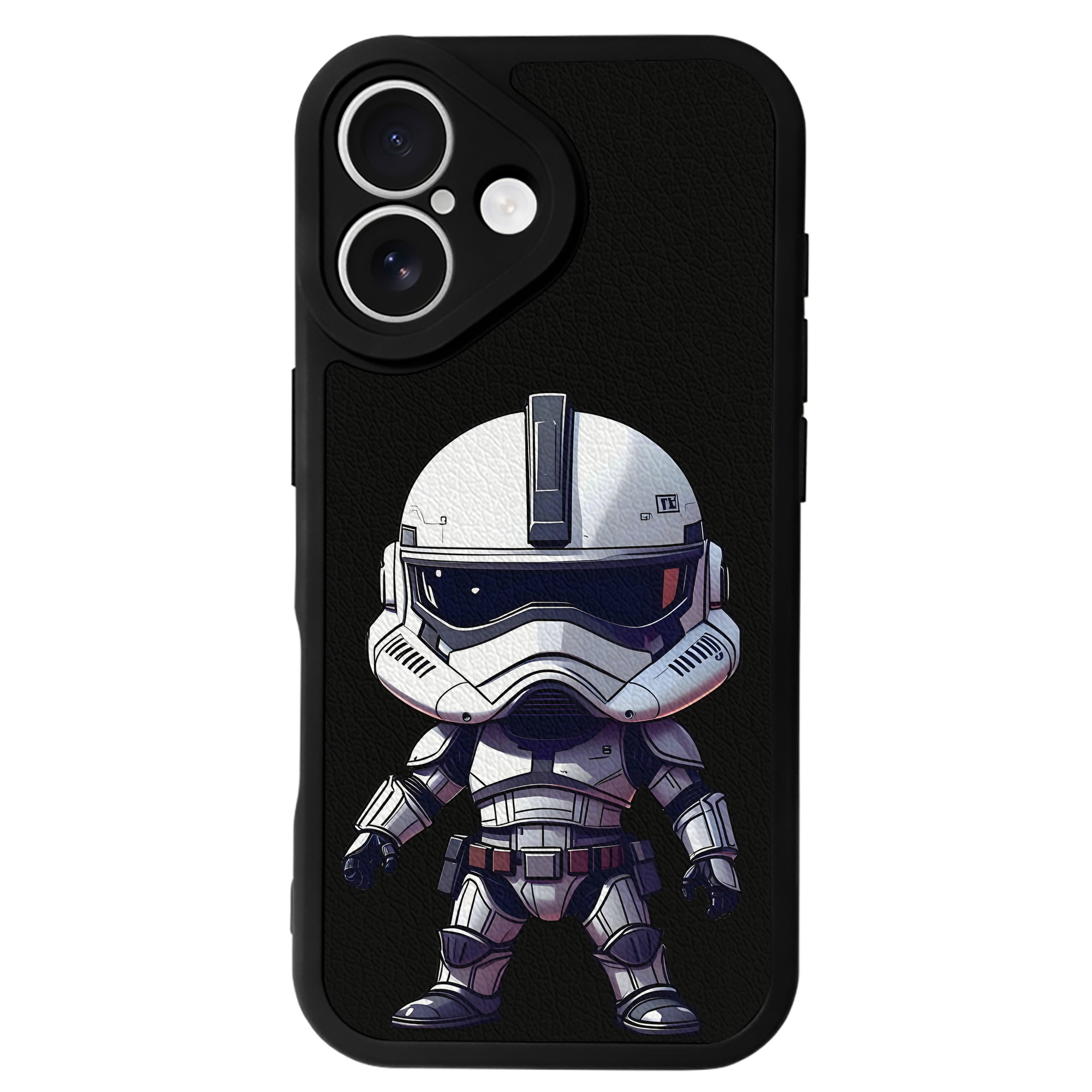 （画像用） スター・ウォーズ Star Wars 【iPhone 16シリーズ対応】シリコンスマホケース（レザー調） 材質：シリコン